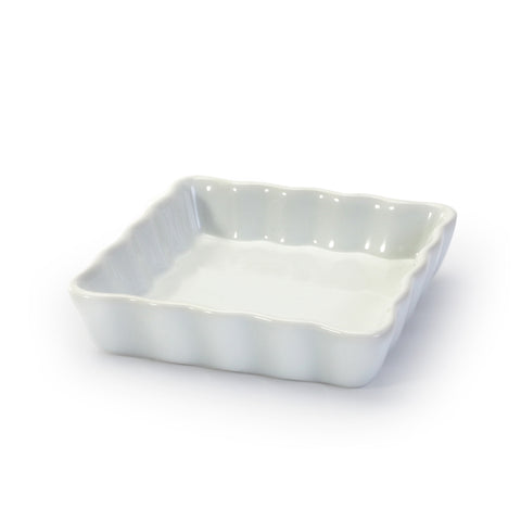 creme brule dish, 4.5" x 4.5" square by Danesco