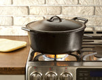 cast iron "ProLogic" 4qt Dutch Ovens" by Lodge, made in USA