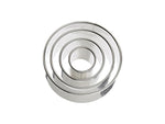 cutter set, 4pc round, S/S by Ateco