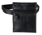 server's pouch, wallet style, black leatherette