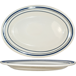 platters, Catania, 11  1/2" restaurant quality w/ blue stripes