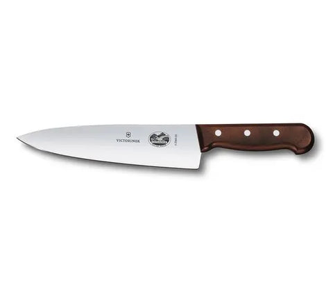 chef's knife, 8" by Victorinox, made in Switzerland