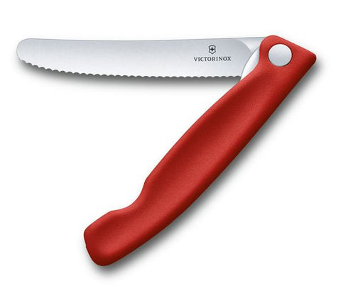 paring knives, folding, Victorinox, wavy edge