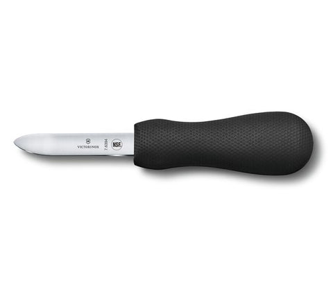 oyster shucker, Victorinox, New Haven style, 2.75", black handle