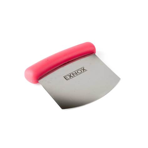 pastry/ dough scrapper, rounded cut and flexible