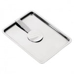 tip trays w/ clips, s/s