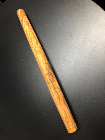 rolling pin, tapered, "French" style, olive wood, 20"