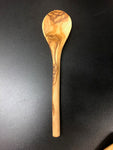 kitchen spoons, round bowl, olive wood, 10"