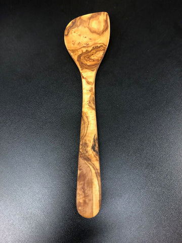 spoon with point, olive wood, 12" / 30cm