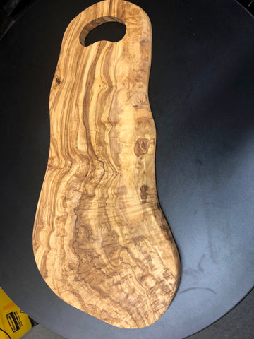 cutting / serving boards, Rustic, olive wood, 23.5" x 9.90"