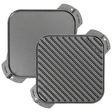 cast iron griddles, by Lodge, made in USA