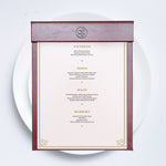 menu board, magnetic, for 8.5" x 11" sheet, black