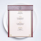 menu board, magnetic, for 8.5" x 11" sheet, black