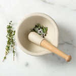 mortar & pestle, MILTON BROOK  6" / 15CM DIAMETER / SIZE 3