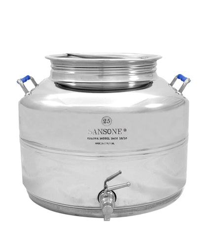 oil container, fusti, stainless steel, 25 litres, Italy