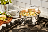 All-Clad, D5 Stainless 5-ply Bonded Cookware, Sauce Pan w / lid, 3qt, #5203