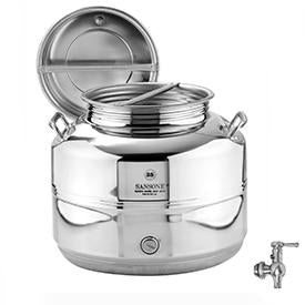 oil container, fusti, stainless steel, 30 litres, Italy