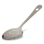 plating spoon, perforated, s/s