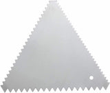 decorating comb, s/s, triangular