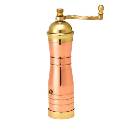 pepper mill, copper/brass, 8" by Alexander, #313