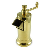 pepper mill, brass, 5" by Alexander, #006