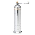 salt mill, chrome plated brass, 8" by Alexander, #208