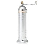 salt mill, chrome plated brass, 9" by Alexander, #209