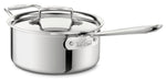 All-Clad, D5 Stainless 5-ply Bonded Cookware, Sauce Pan w / lid, 3qt, #5203