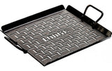 seasoned grilling pan, by Lodge, made in USA