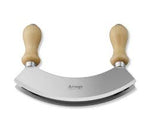 mezzaluna mincing knife, double blade by Au Nain, made in France