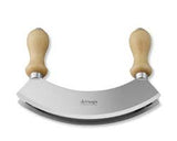 mezzaluna mincing knife, double blade by Au Nain, made in France