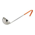 ladle, XH duty, 8oz, orange plastic coated handle