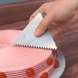 decorating comb, s/s, triangular