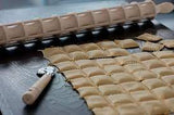 ravioli rolling pin, made in Italy
