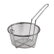 fryer basket, nickel-plated, 8.5" dia.