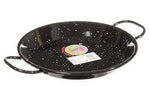 paella pan, enameled steel, made in Spain, 30cm