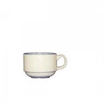 coffee cup & saucer, 7oz Blue Dapple, by Steelite