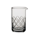 "Yarai" style mixing glass, hand-cut, 20oz by Steelite