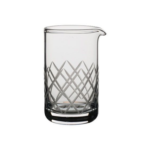 "Yarai" style mixing glass, hand-cut, 20oz by Steelite