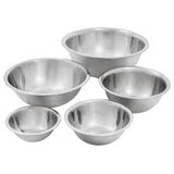 mixing bowls, H/D stainless steel