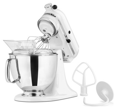 stand mixer, Artisan, 5qt Tilt Head , white, by KitchenAid, FREE SHIPPING