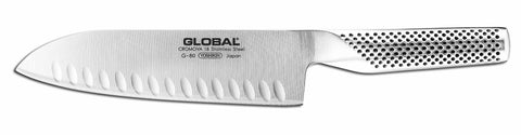 Global - Classic 7'' Santoku Knife - Hollow Ground, G80