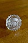 crystal candle holder