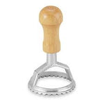 ravioli cutters, round, wood handles made in Italy