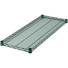 wire shelving, green epoxy coated, new, in-store pick up only