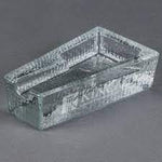 cigar ashtray, crystal by Libbey