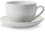 latte cup & saucer, Luna / Ella, 6.75oz / 28cl