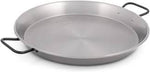 paella pan, hammered steel, made in Spain