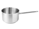 cookware, tall sauce pans, s/s, heavy bottom, lid extra