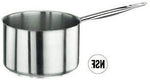 cookware, tall sauce pans, s/s, heavy bottom, lid extra